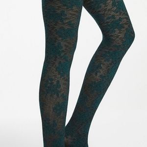 🏵3 for $30🏵 Green Floral Lace Tights